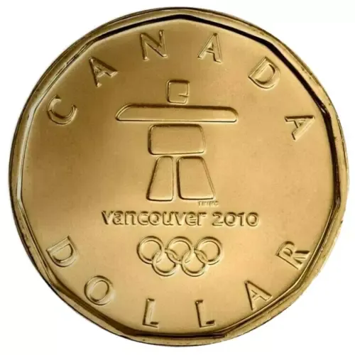 2010 Canada Inukshuk Winter Olympic Lucky  Loonie