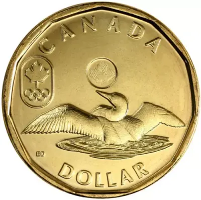 2014 Canada Sochi Winter Olympics Lucky Loonie