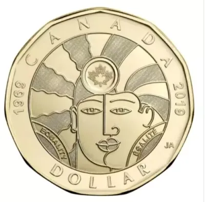 2019 Canada &quot;Equality&quot; Loonie