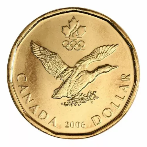 2006 Canada Turin Winter Olympics Lucky Loonie