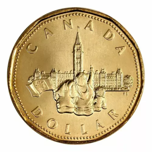 1992 Canada 125th Anniversary Of Canada Parliament Loonie
