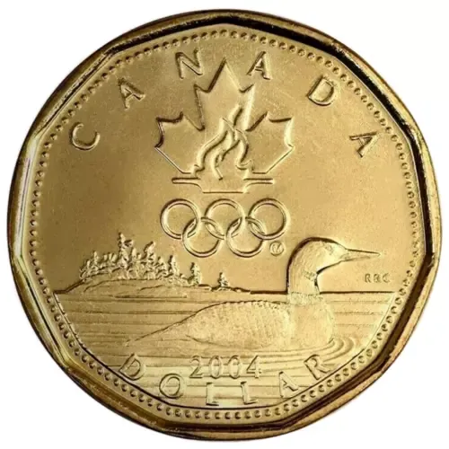 2004 Canada Athens Summer Olympics Lucky  Loonie