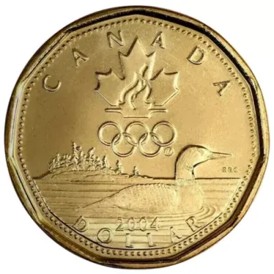 2004 Canada Athens Summer Olympics Lucky  Loonie