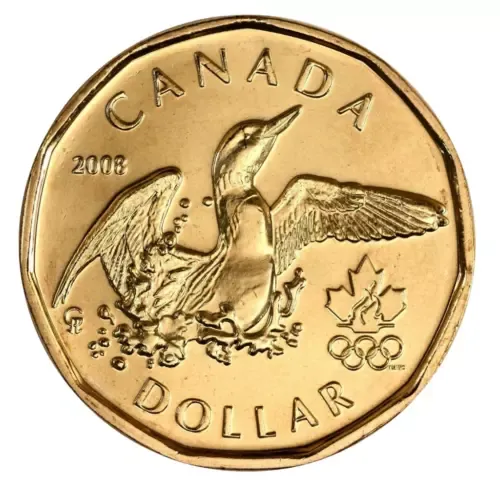 2008 Canada Beijing Summer Olympics Lucky  Loonie