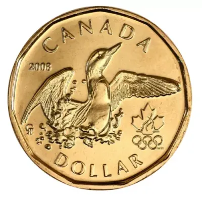 2008 Canada Beijing Summer Olympics Lucky  Loonie