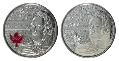 2013 Canada 25 Cent Salaberry &quot;War of 1812&quot;