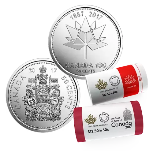 2017 Canada 50 Cent 150th Anniversary Of Canada