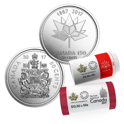 2017 Canada 50 Cent 150th Anniversary Of Canada