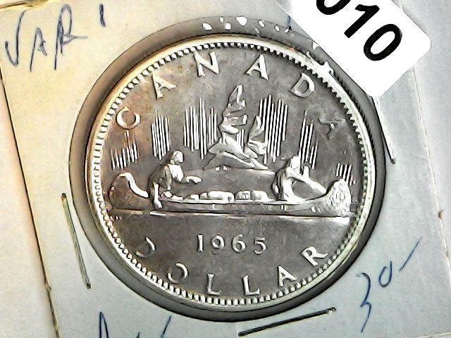 1965 Canada Silver Dollar