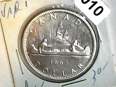 1965 Canada Silver Dollar