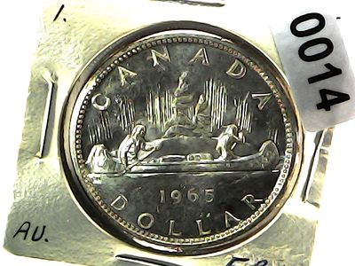 1965 Canada Silver Dollar