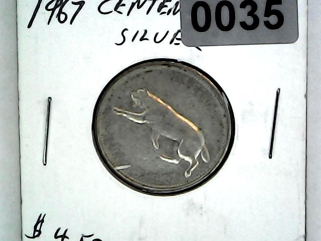 1967 Canada 25 Cent &quot;Bobcat&quot;