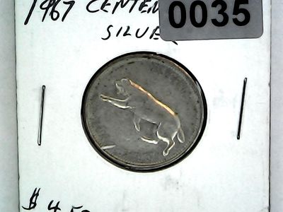 1967 Canada 25 Cent &quot;Bobcat&quot;