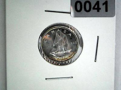 1962 Canada 10 Cent Silver