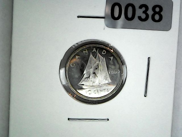 1965 Canada 10 Cent Silver Proof