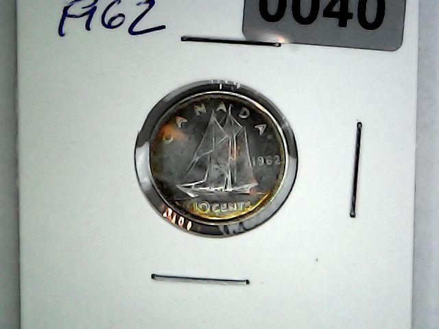 1962 Canada 10 Cent Silver