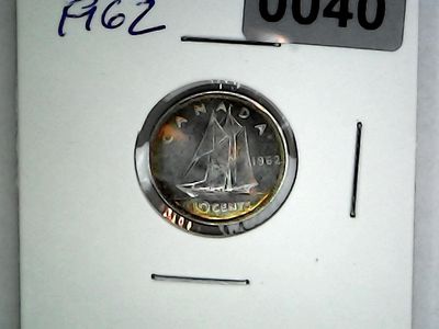 1962 Canada 10 Cent Silver