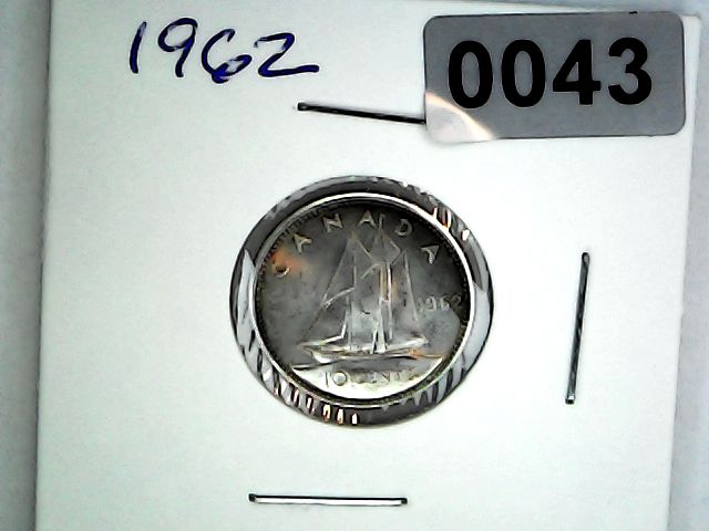 1962 Canada 10 Cent Silver