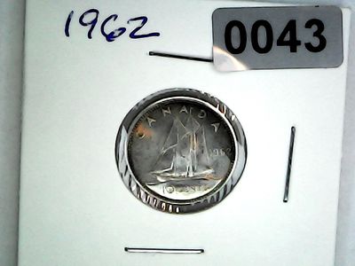 1962 Canada 10 Cent Silver
