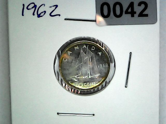 1962 Canada 10 Cent Silver