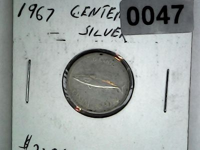 1967 Canada 10 Cent Silver &quot;Mackerel&quot;