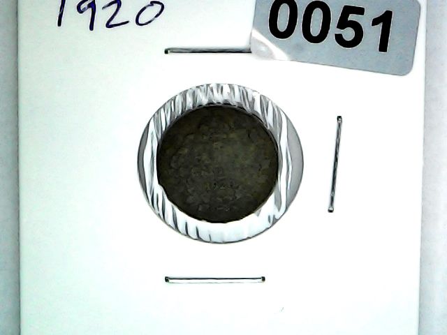 1920 Canada 5 Cent Silver King George V