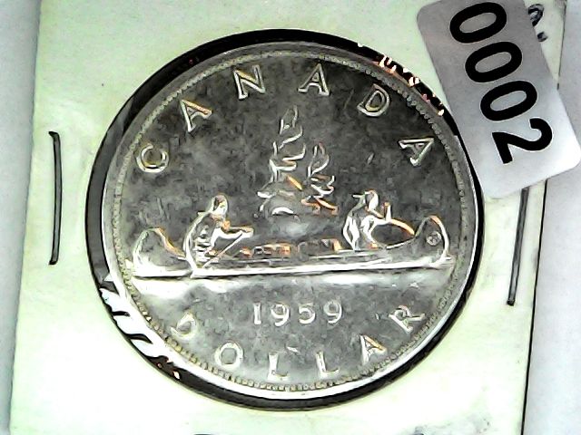 1959 Canada Silver Dollar