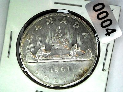 1961 Canada Silver Dollar