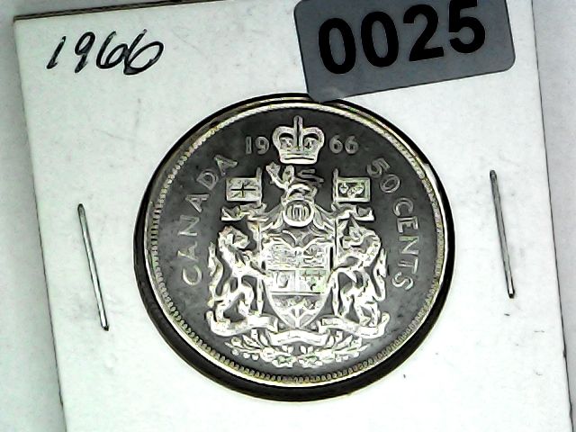 1966 Canada 50 Cent Silver