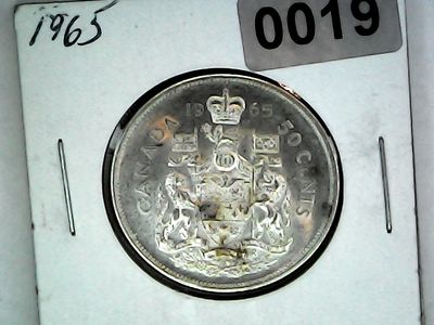 1965 Canada 50 Cent Silver