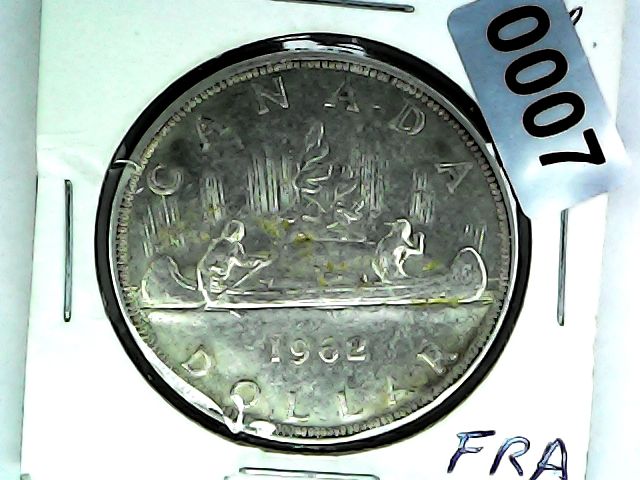 1962 Canada Silver Dollar
