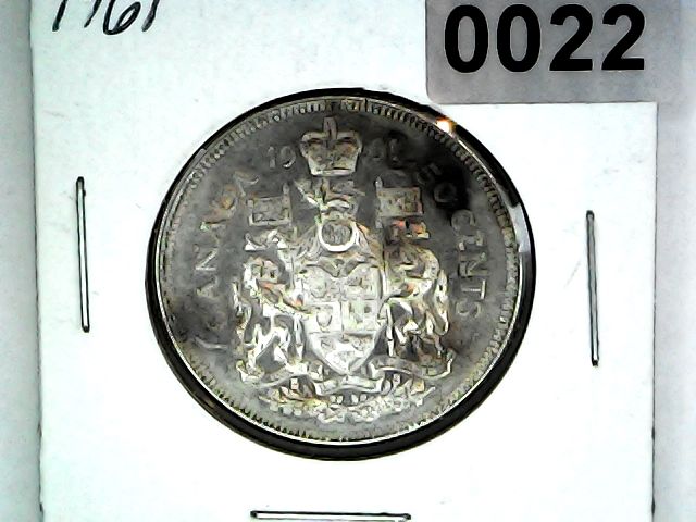 1961 Canada 50 Cent Silver