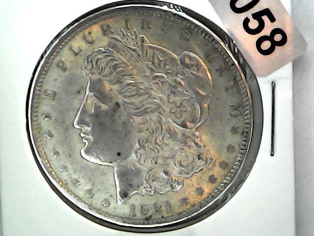 1921 US Morgan Silver Dollar