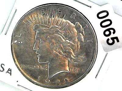 1922 US Liberty &quot;Peace&quot; Silver Dollar