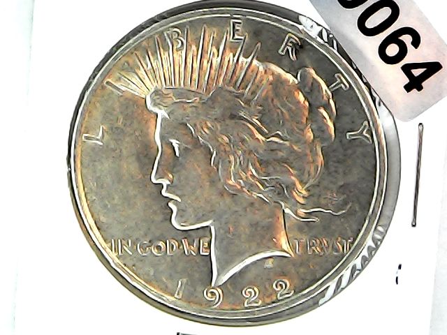1922-D US Liberty &quot;Peace&quot; Silver Dollar