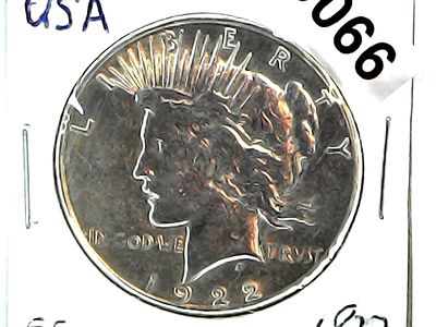 1922-S US Liberty &quot;Peace&quot; Silver Dollar