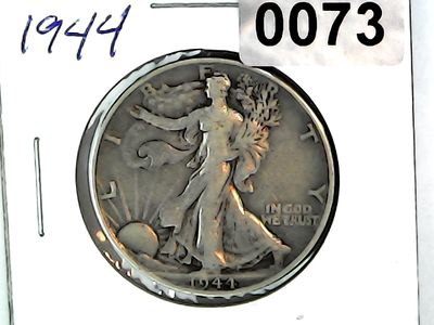 1944 US Walking Liberty Half Dollar