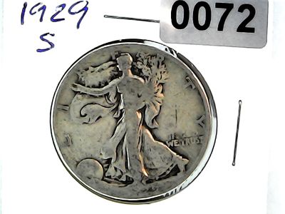 1937-S US Walking Liberty Half Dollar