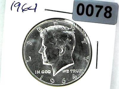 1964 US Kennedy Half Dollar Silver
