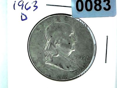1963-D US Franklin Half Dollar Silver