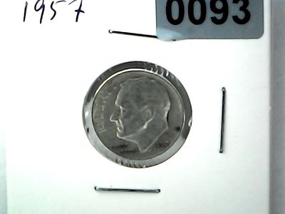 1957 US 10 Cent Roosevelt Dime