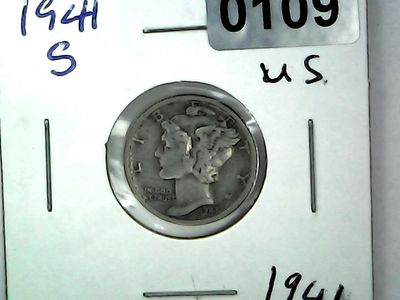1941-S US 10 Cent Mercury Dime