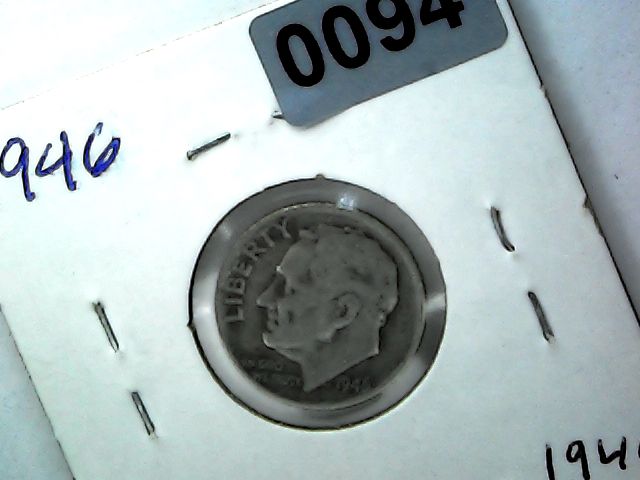1946 US 10 Cent Roosevelt Dime
