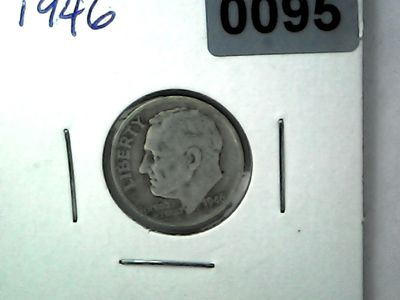 1946 US 10 Cent Roosevelt Dime