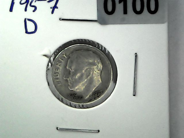 1957-D US 10 Cent Roosevelt Dime