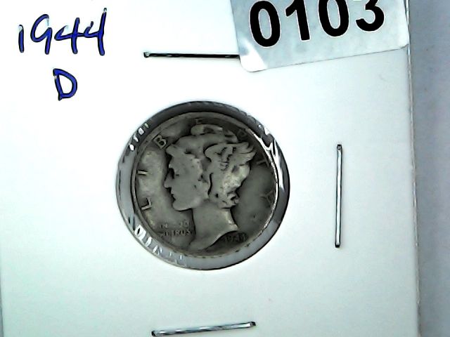 1944-D US 10 Cent Mercury Dime