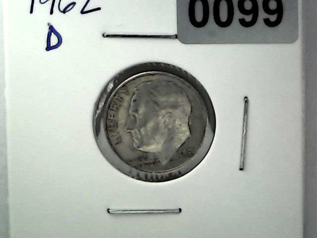 1962-D US 10 Cent Roosevelt Dime