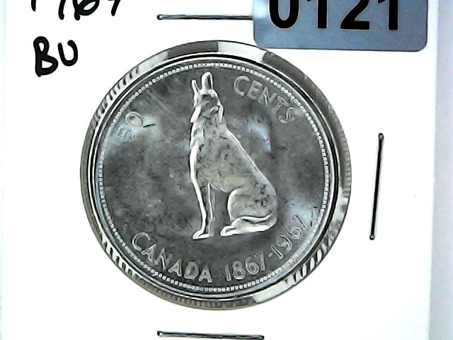 1967 Canada 50 Cent Silver