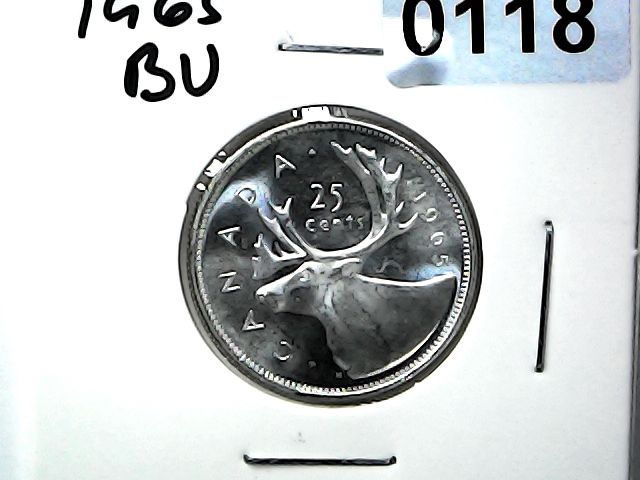 1965 Canada 25 Cent Silver