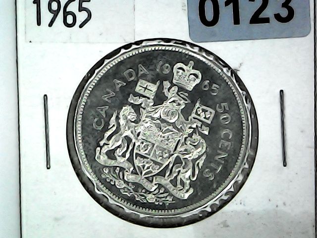 1965 Canada 50 Cent Silver